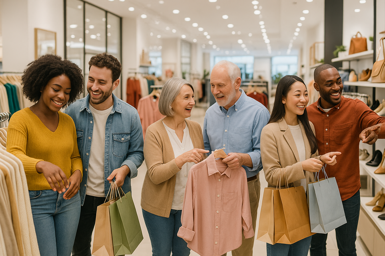 Shopping couples