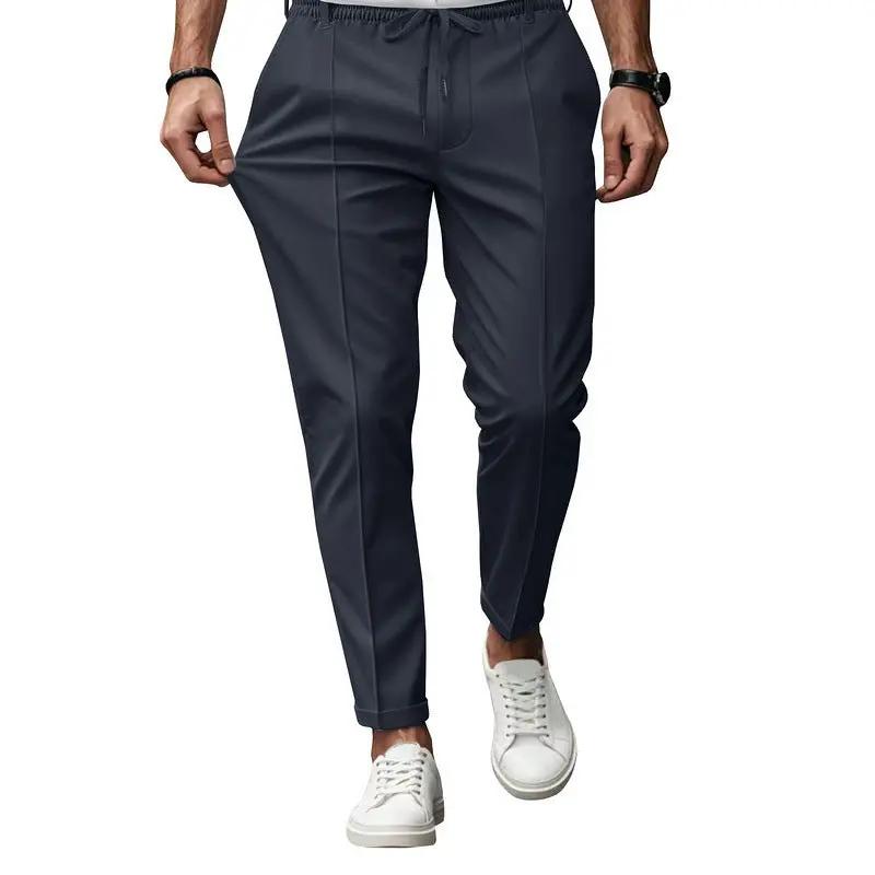 Men's Business Slim Fit Tapered Casual Pants Sumit Pathak