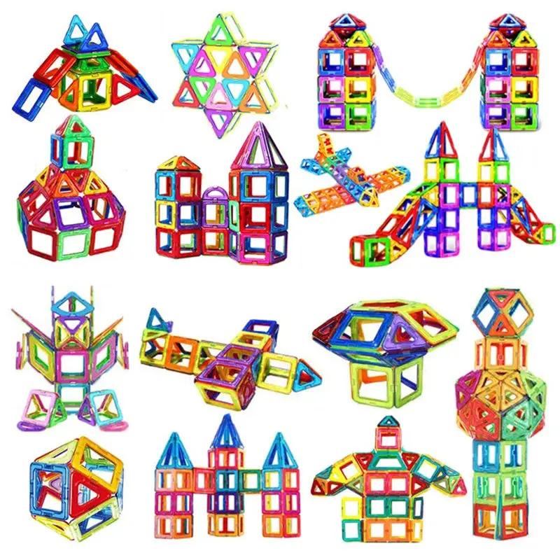Magnetic Building Blocks DIY Magnets Toys For Kids Designer Construction Set Gifts For Children Toys INDZONES