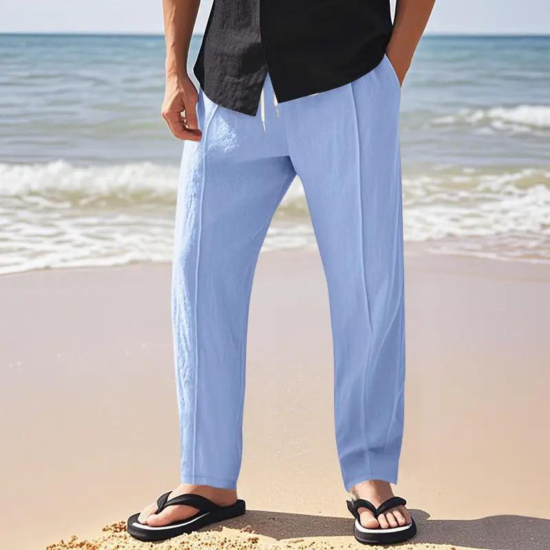 Tether Wide Leg Straight Men's Casual Pants Sumit Pathak