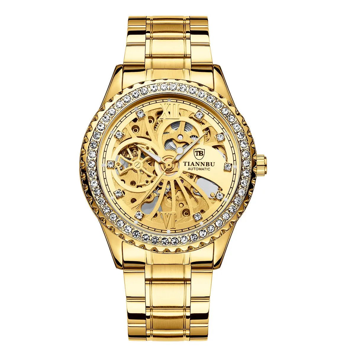 Diamond Automatic Mechanical Watch Men Indzones