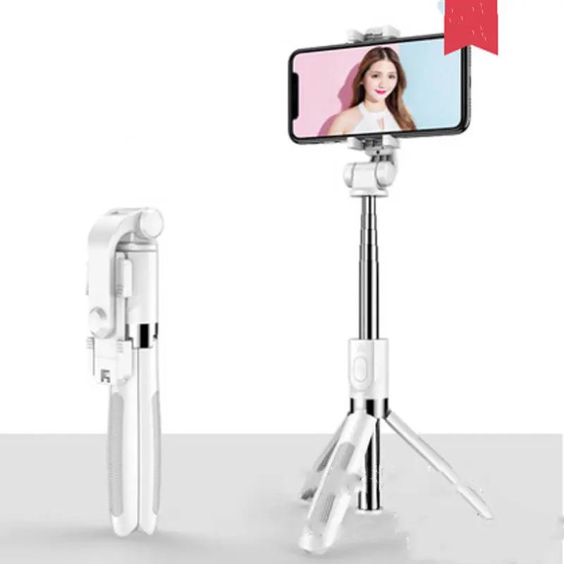 Compatible with Apple, Tripod Selfie Stick Mobile Universal Live Triangle Bracket One Bluetooth Selfie Artifact Sumit Pathak