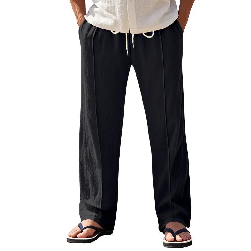 Tether Wide Leg Straight Men's Casual Pants Sumit Pathak