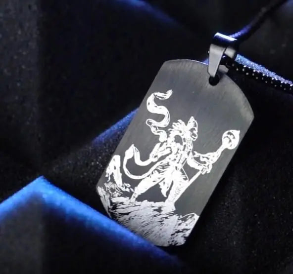 Protector Hanuman Godform Pendant with Chain 9ttgn1-6x