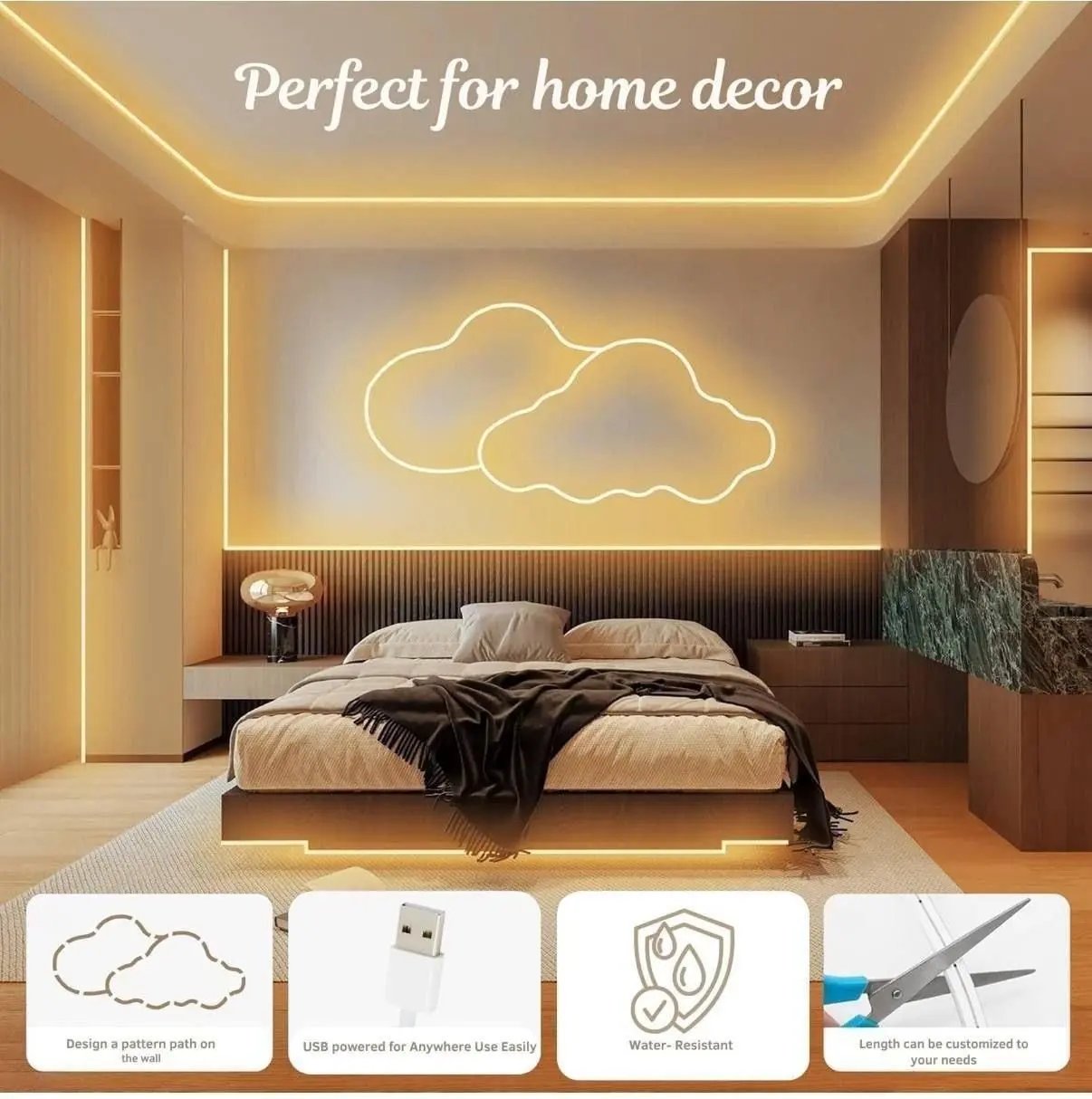 1 Meter Neon Light Waterproof Led Strip Lights 9ttgn1-6x