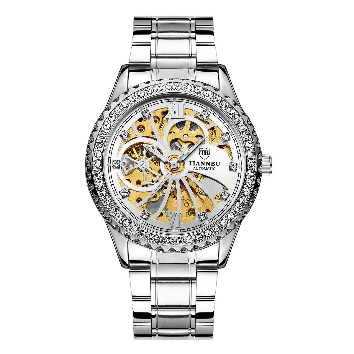 Diamond Automatic Mechanical Watch Men Indzones