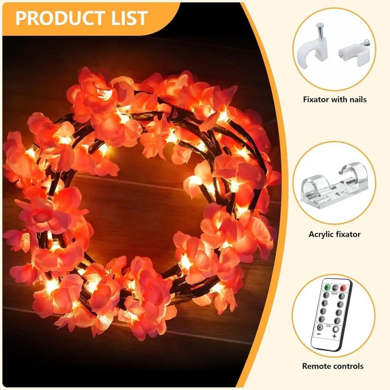 Cherry LED Tree Branch Lights 9ttgn1-6x