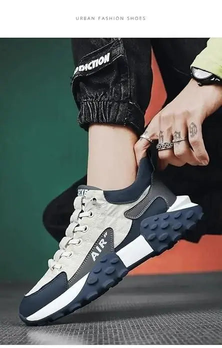 Men's Korean Style High Top Fashion Casual Shoes (Boots) 9ttgn1-6x