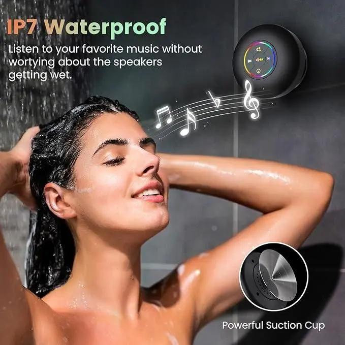 Large Suction Cup Waterproof Bluetooth Speaker 9ttgn1-6x