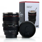 CAMERA Coffee Mug With Lid - 1 Piece, Black, 350 ml 9ttgn1-6x