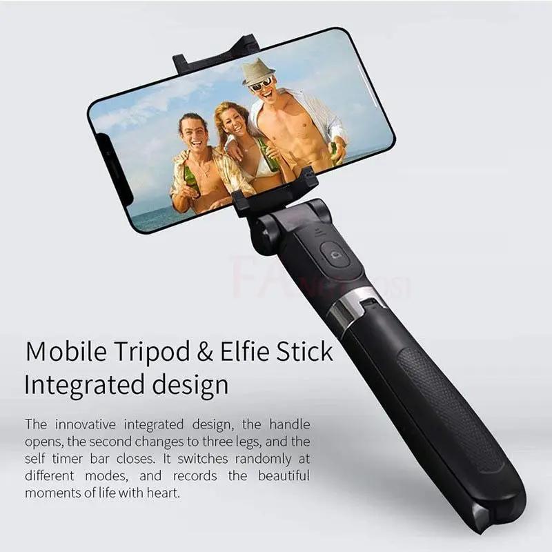 Compatible with Apple, Tripod Selfie Stick Mobile Universal Live Triangle Bracket One Bluetooth Selfie Artifact Sumit Pathak