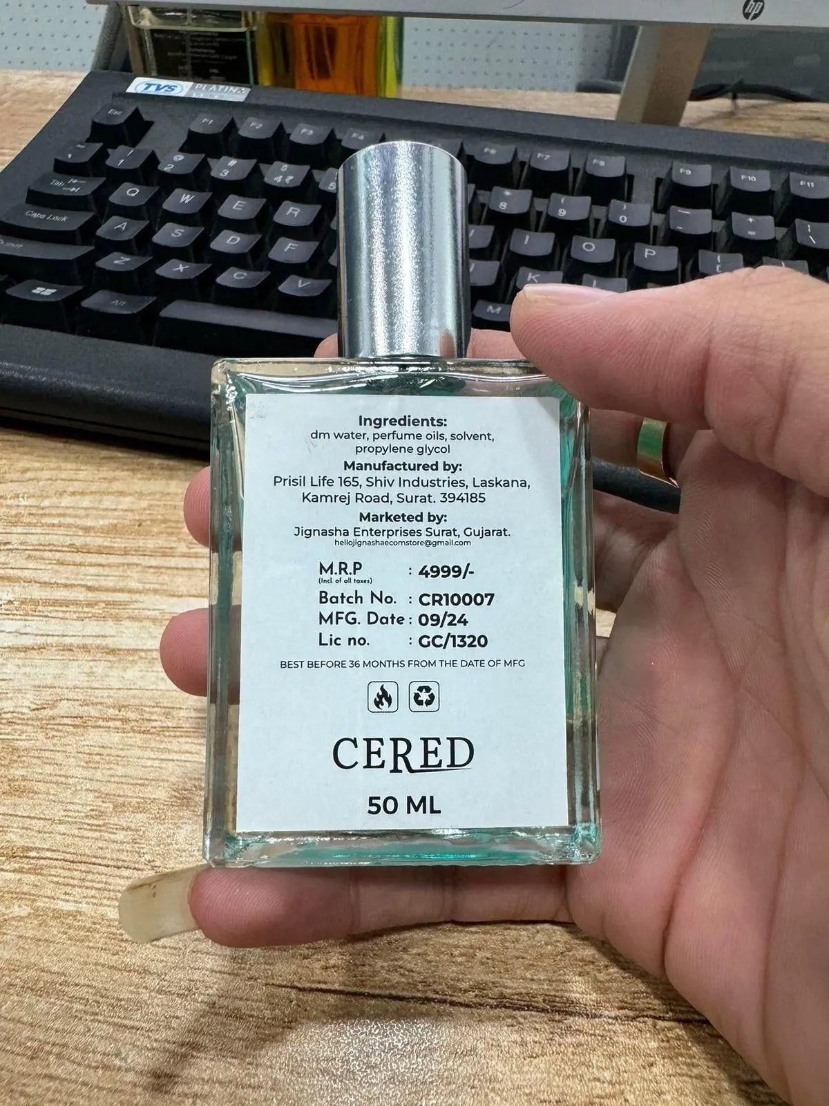 CERED Aventus Perfume 50ML (Pack of 2) 9ttgn1-6x