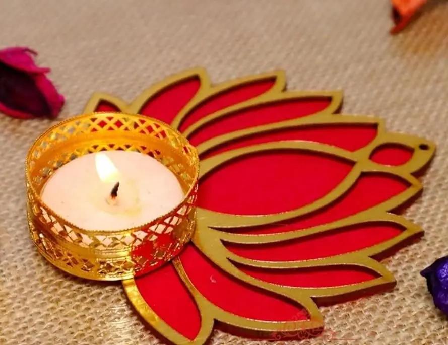 Traditional Lotus Candle Holder (Pack of 4) 9ttgn1-6x