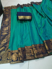 Fabulous Sana Silk Solid With Border Regular Saree 9ttgn1-6x