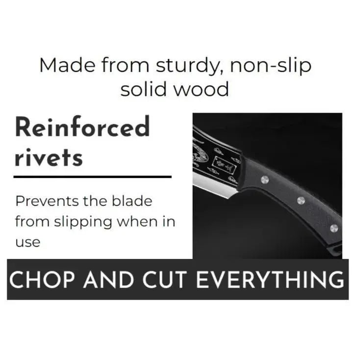 Dragon Chopping Knife Stainless Steel Blade 9ttgn1-6x