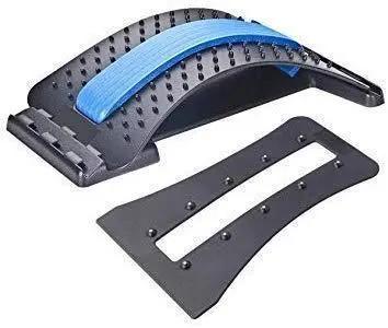 Multi-Level Back Stretcher Posture Corrector Device for Back Pain Relief with Back Support Mate Magic Back Stretching Massage (Blue) 9ttgn1-6x