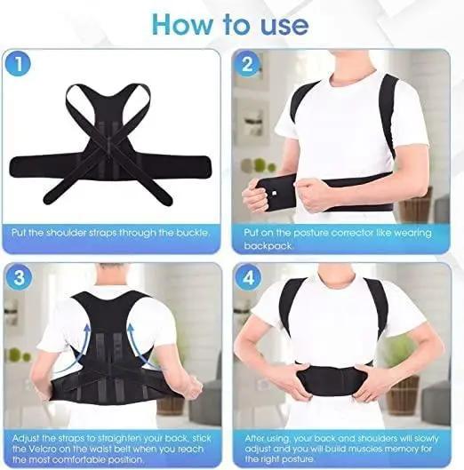 Posture Corrector Shoulder Belt 9ttgn1-6x