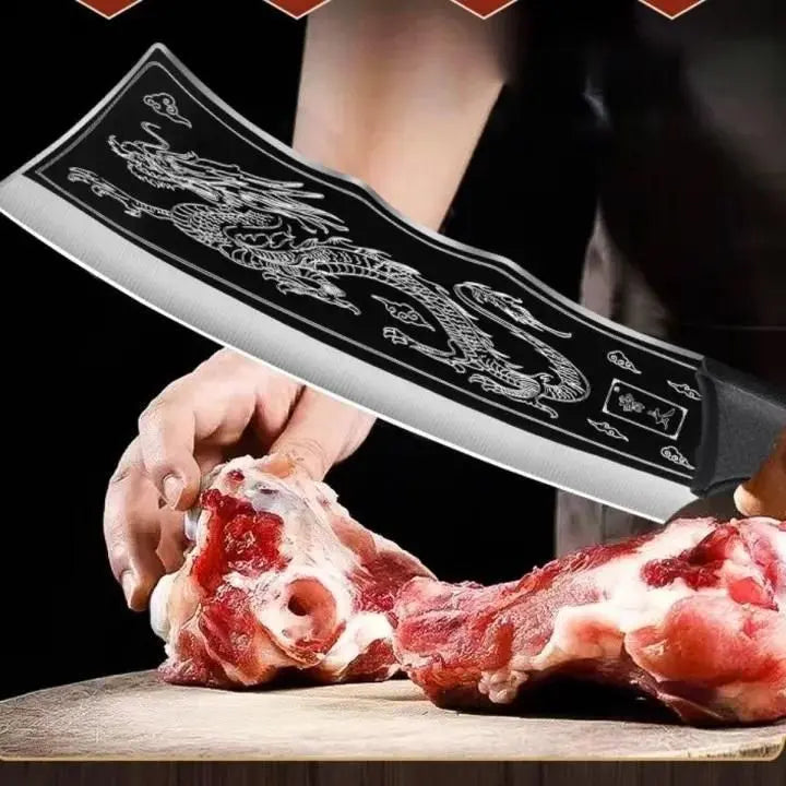 Dragon Chopping Knife Stainless Steel Blade 9ttgn1-6x