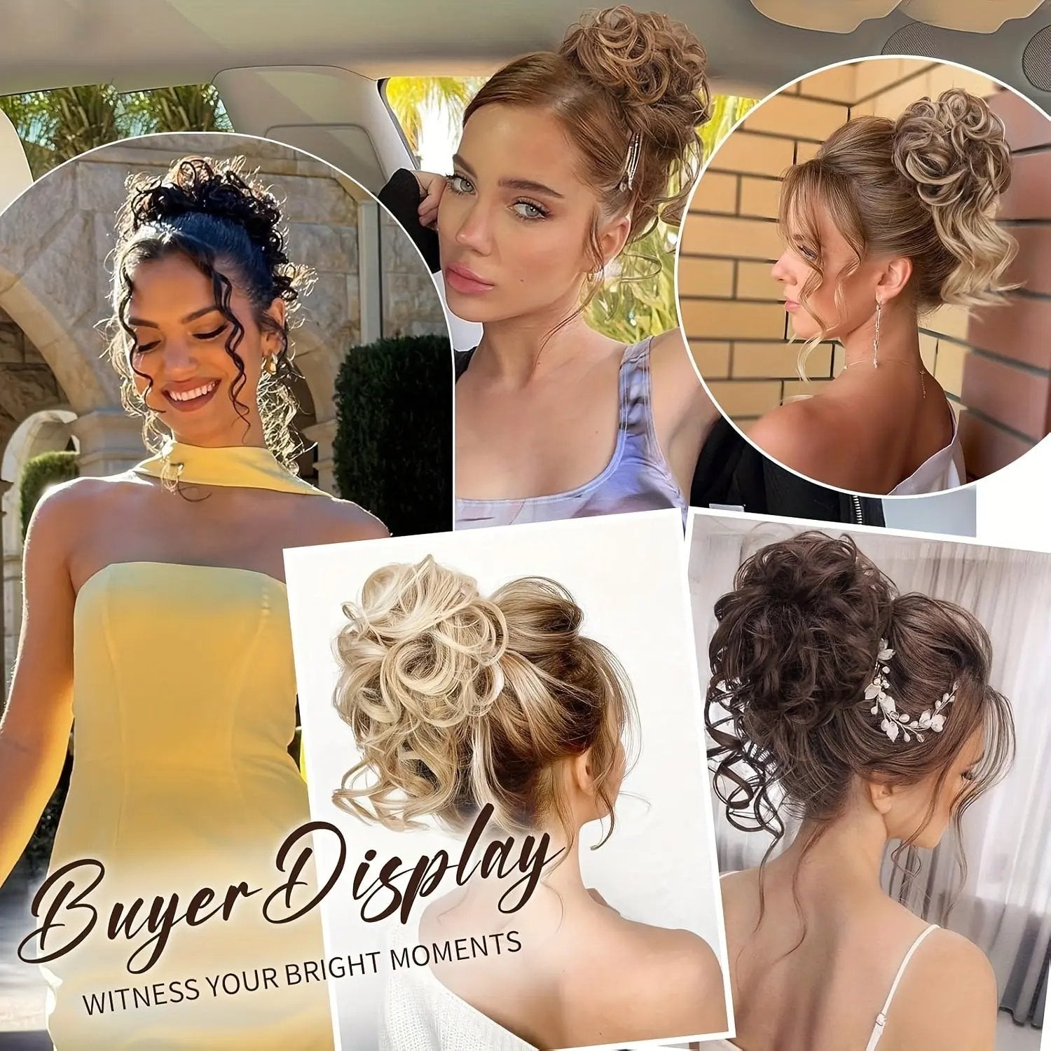 Hair Ring Chemical Fiber Wig INDZONES