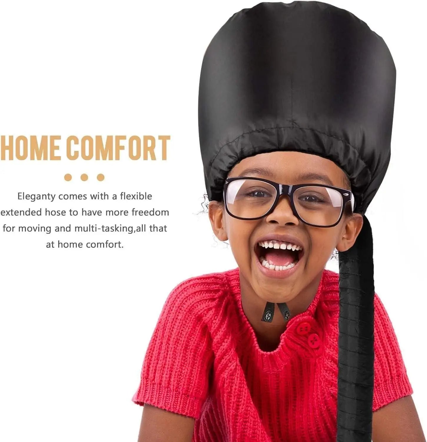 Hair Dryer Hooded Diffuser Cap for Curly, Speeds Up Drying 9ttgn1-6x