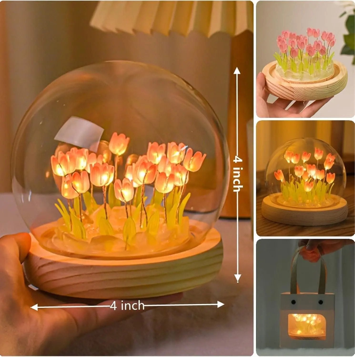 Round Tulip Light 9ttgn1-6x
