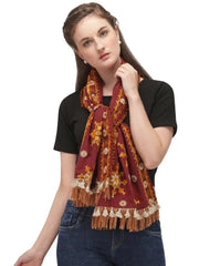 Fantastic Embroidered Khadi Cotton Dupatta 9ttgn1-6x