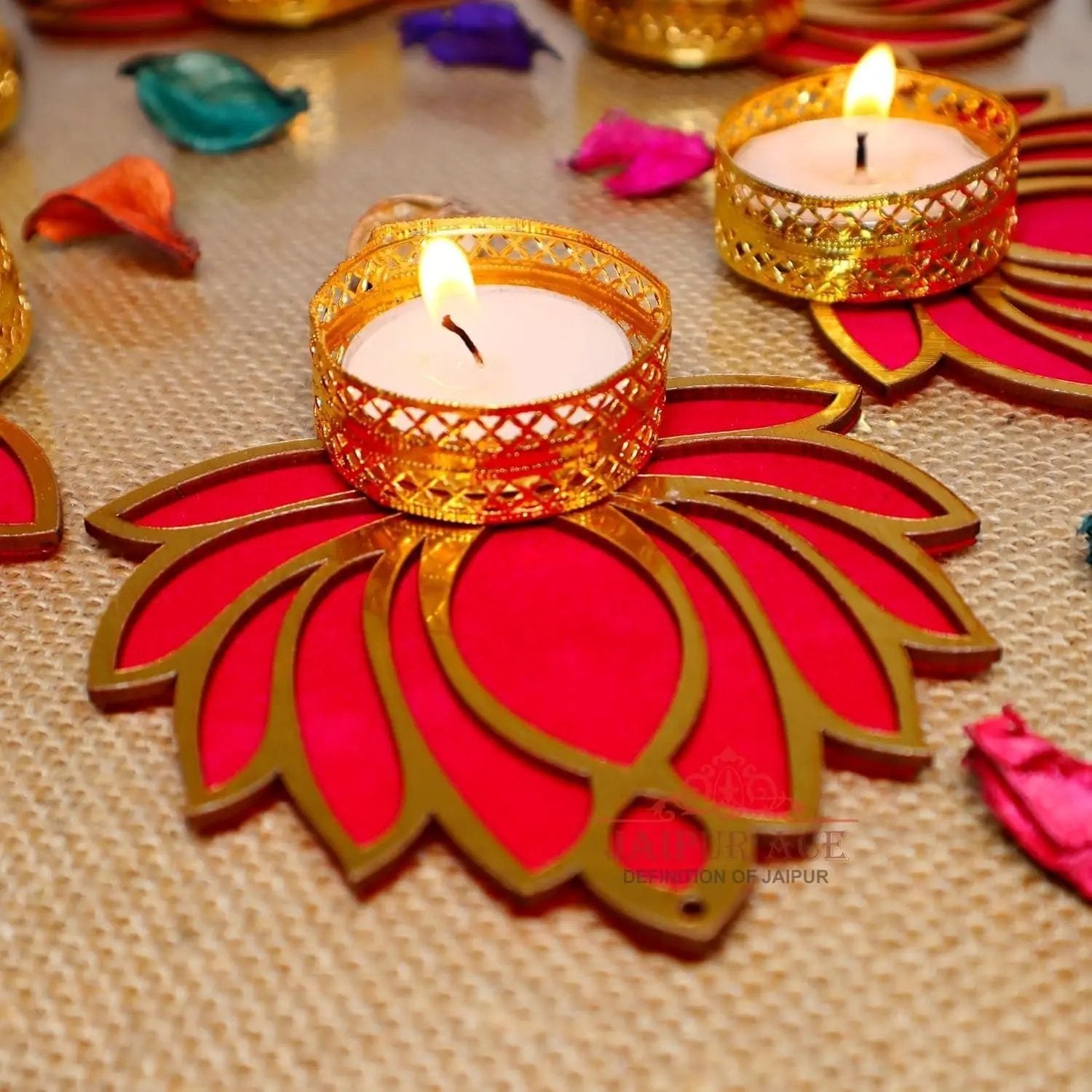 Traditional Lotus Candle Holder (Pack of 4) 9ttgn1-6x