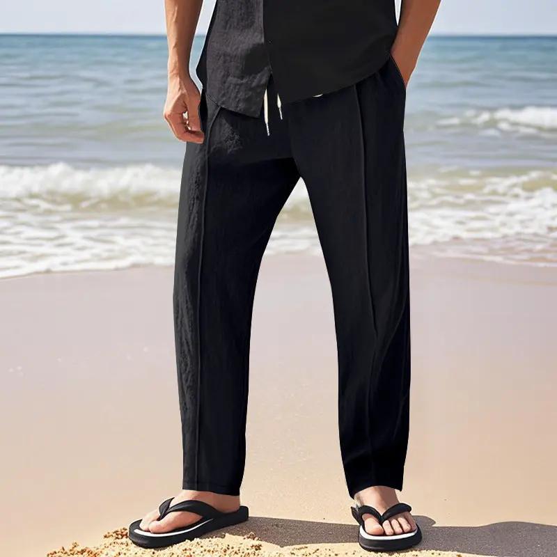 Tether Wide Leg Straight Men's Casual Pants Sumit Pathak