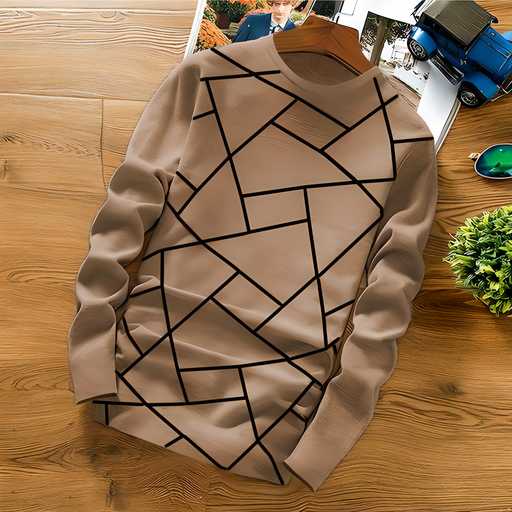 Cotton Blend Printed Full Sleeves Regular Fit Sweatshirts 9ttgn1-6x