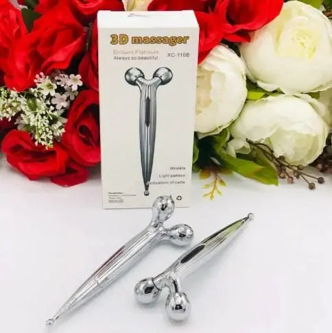 Mini Long 3D Shape 360 Rotate Face Massage Roller 9ttgn1-6x