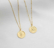 Gold Plated Zodiac Sign Necklace 9ttgn1-6x