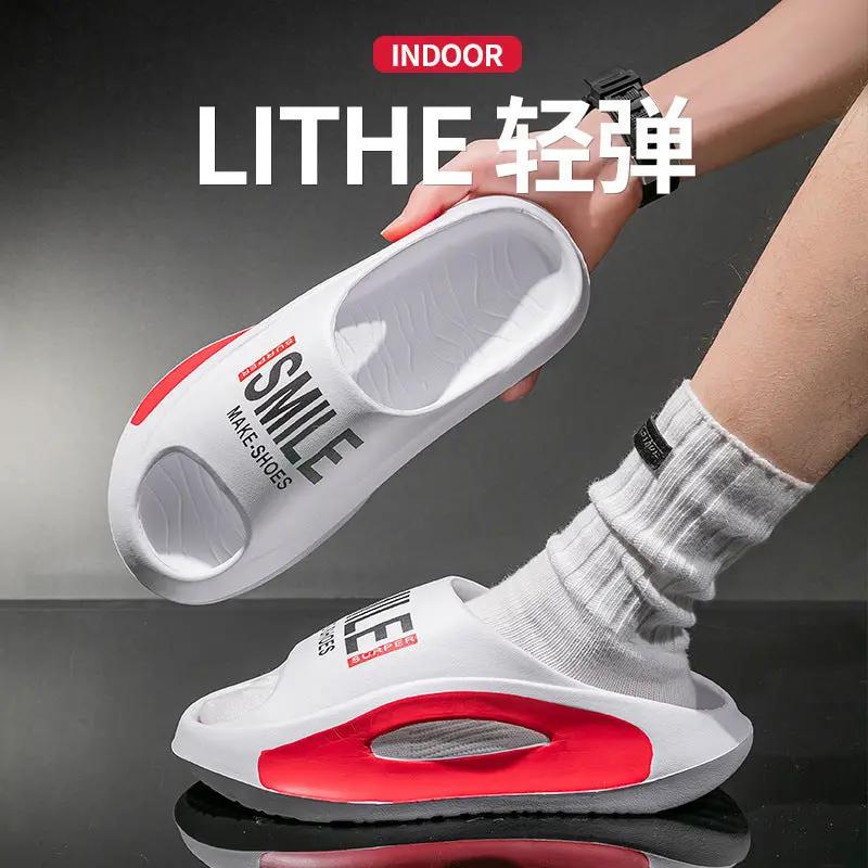 EVA Slip Feeling Soft Bottom Non-slip Outdoor Wear-resistant Indoor Lovers Mute Sandals And Slippers Women Wholesale Price