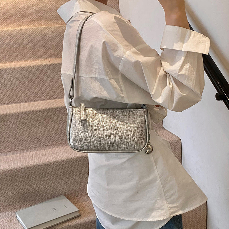 Spring New Niche Design Small Square Bag Women&#039;s Fashion Trend Women&#039;s Casual Texture Shoulder Crossbody Bag