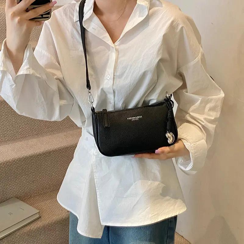 Spring New Niche Design Small Square Bag Women&#039;s Fashion Trend Women&#039;s Casual Texture Shoulder Crossbody Bag