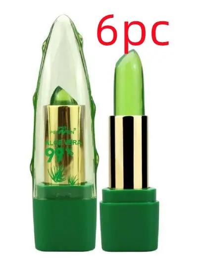 Aloe Vera Gel Color Changing Lipstick Gloss  Moisturizer Anti-drying Desalination Fine-grain Lip Blam Care Sumit Pathak