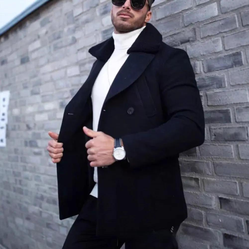 Fur Collar Coat Suit Coat Men's Clothing Jacket INDZONES