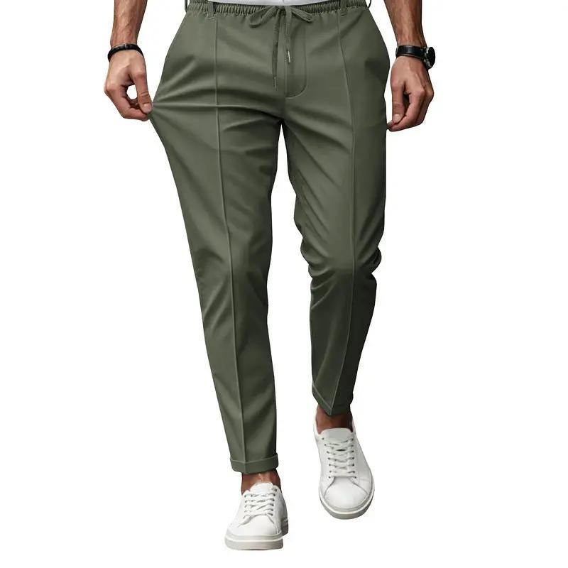 Men's Business Slim Fit Tapered Casual Pants Sumit Pathak