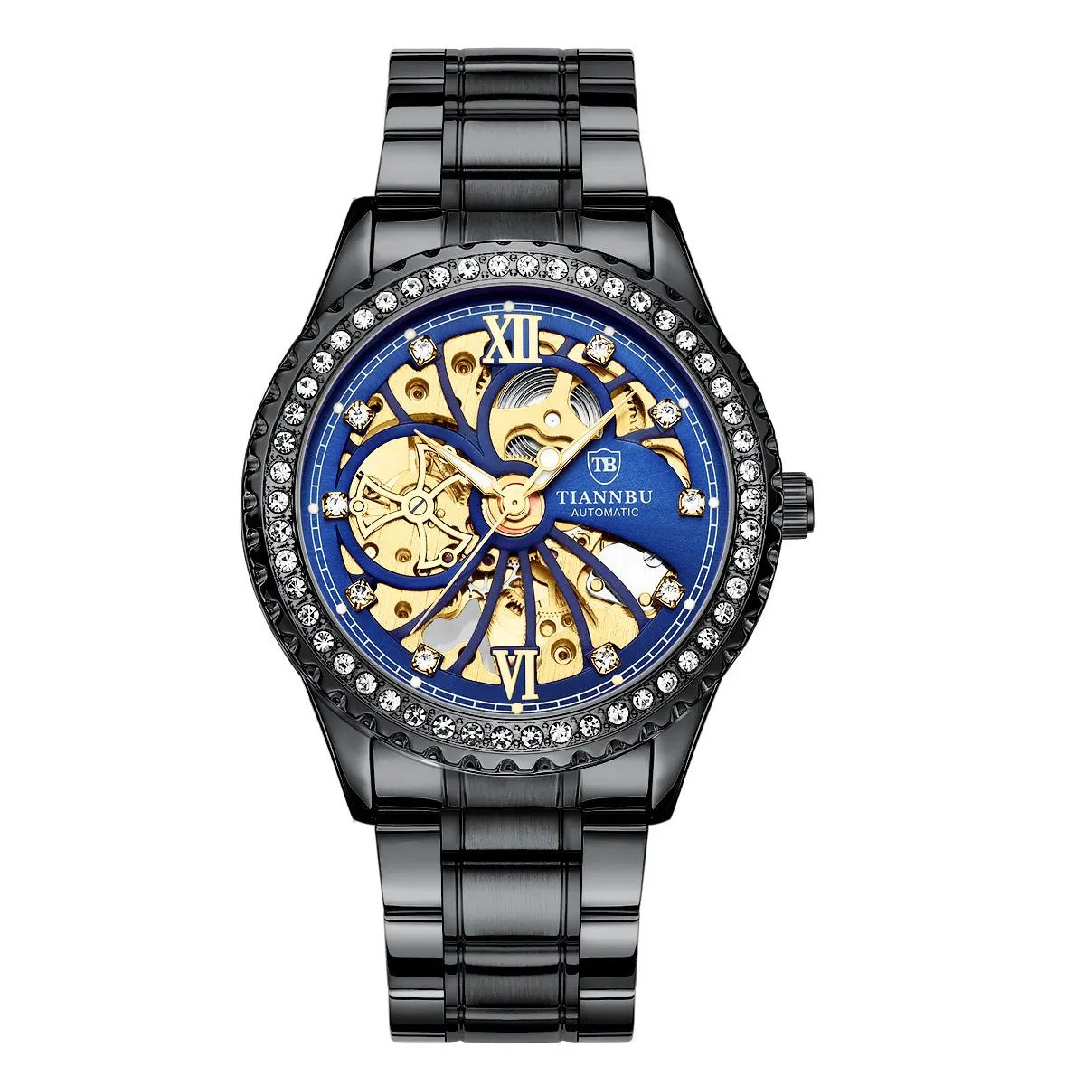 Diamond Automatic Mechanical Watch Men Indzones