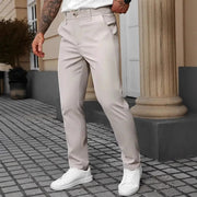 Men's Solid Color Business Trousers Casual Versatile Trousers Sumit Pathak