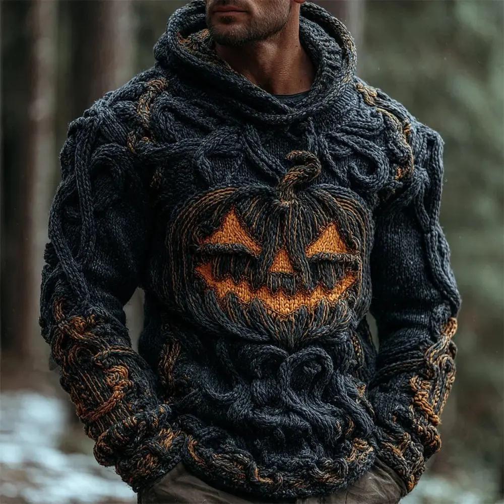Halloween Sweater 3D Printing For Men And Women INDZONES